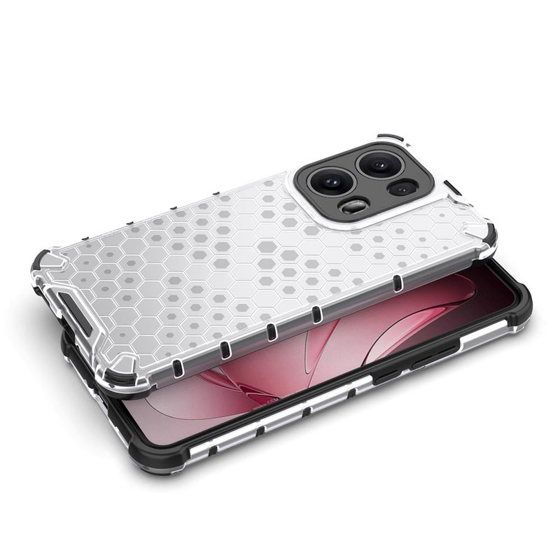 Cargue la imagen en el visor de la galería, OPPO Reno13 Pro 5G (CPH2697) - Honeycomb Transparent Shockproof Protection Case - Polar Tech Australia