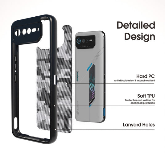 Asus ROG Phone 7 - TPU + PC Heavy Duty Shockproof Phone Cover - Polar Tech Australia