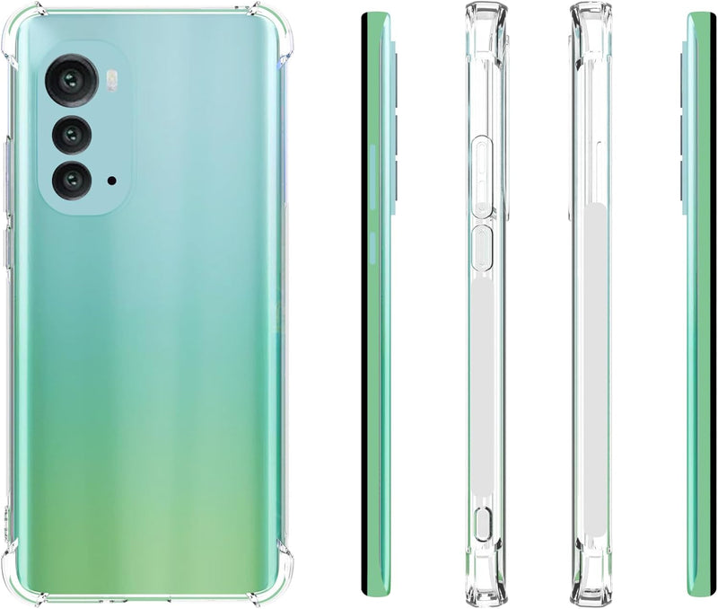 Chargez l'image dans la visionneuse de la galerie, Motorola Moto Edge 2022 - AirPillow Cushion Transparent Soft Clear TPU Four Corners Protective Case - Polar Tech Australia