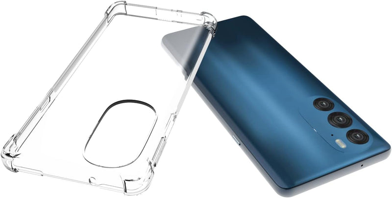 Cargue la imagen en el visor de la galería, Motorola Moto Edge 30 Pro - AirPillow Cushion Transparent Soft Clear TPU Four Corners Protective Case - Polar Tech Australia