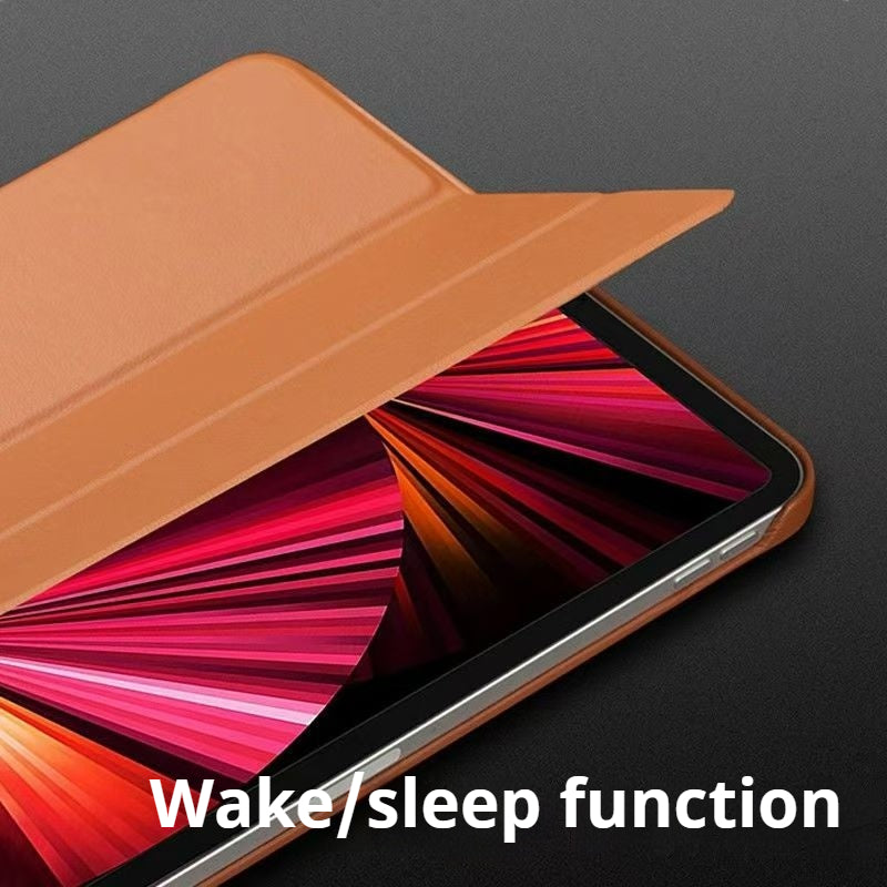 Load image into Gallery viewer, Apple iPad Pro 11-inch 4th Gen (2022) Genuine Leather Full-protection Shockproof Case - Polar Tech Australia