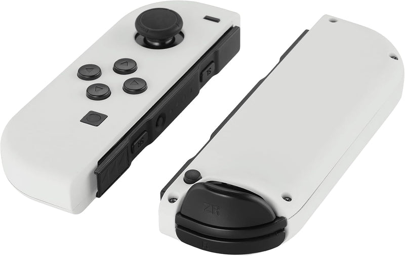 Load image into Gallery viewer, Nintendo Switch & Switch OLED White Custom Housing Case with Full Set Button for Joycon Handheld Controller Replacement Shell Buttons