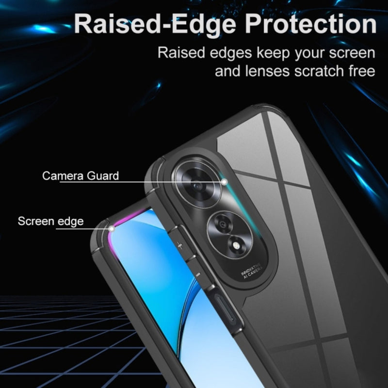 Cargue la imagen en el visor de la galería, OPPO A38 & A18 - Acrylic + TPU Transparent Shockproof Phone Case - Polar Tech Australia