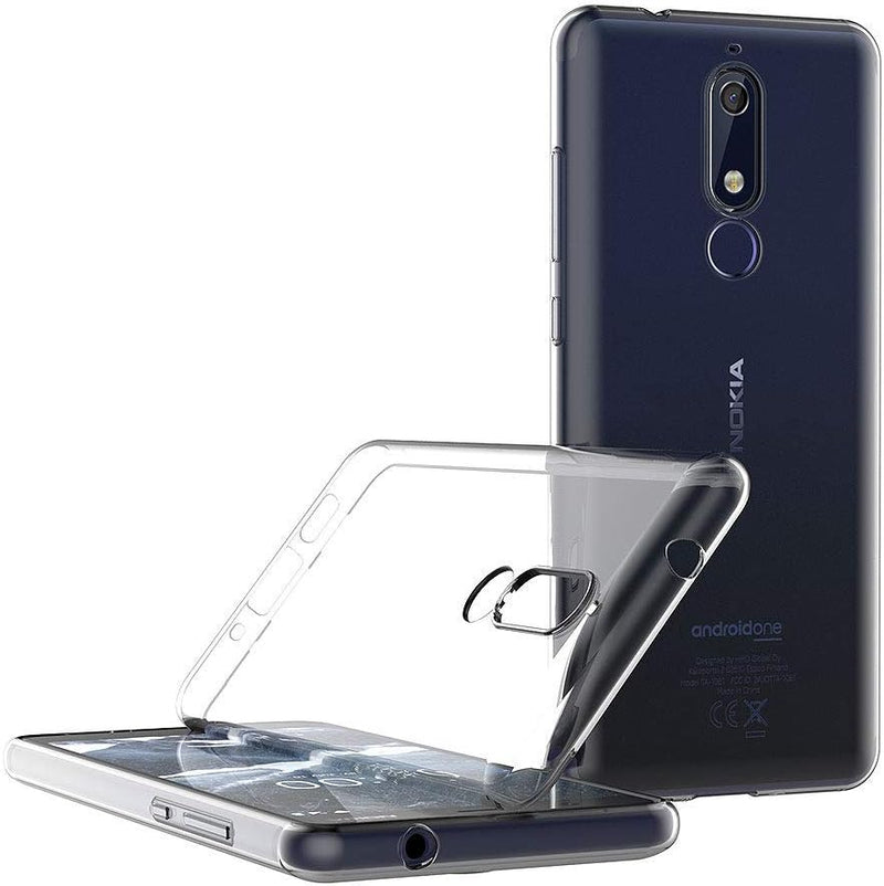 Chargez l'image dans la visionneuse de la galerie, Nokia 5.1 - AirPillow Cushion Transparent Soft Clear TPU Four Corners Protective Case - Polar Tech Australia