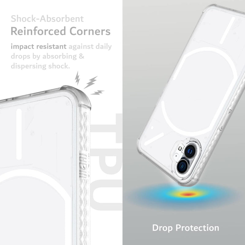 Cargue la imagen en el visor de la galería, Nothing Phone 1 - AirPillow Cushion Transparent Soft Clear TPU Four Corners Protective Case - Polar Tech Australia