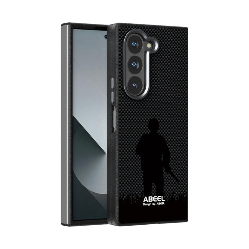 Chargez l'image dans la visionneuse de la galerie, Samsung Galaxy Z Fold 5 (SM-F946) - Carbon Fiber Series 6D Micro Relief MagSafe Phone Case - Polar Tech Australia