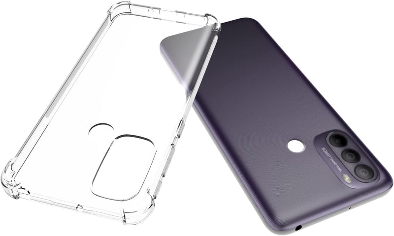 Cargue la imagen en el visor de la galería, Motorola Moto G31 - AirPillow Cushion Transparent Soft Clear TPU Four Corners Protective Case - Polar Tech Australia