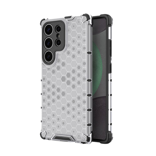 Samsung Galaxy S25 Edge (SM-S937) - Honeycomb Transparent Shockproof Protection Case - Polar Tech Australia