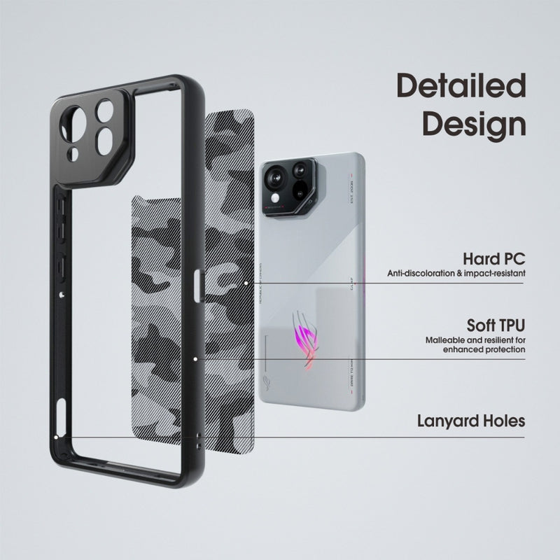 Cargue la imagen en el visor de la galería, Asus ROG Phone 8 / 8 Pro - TPU + PC Heavy Duty Shockproof Phone Cover - Polar Tech Australia