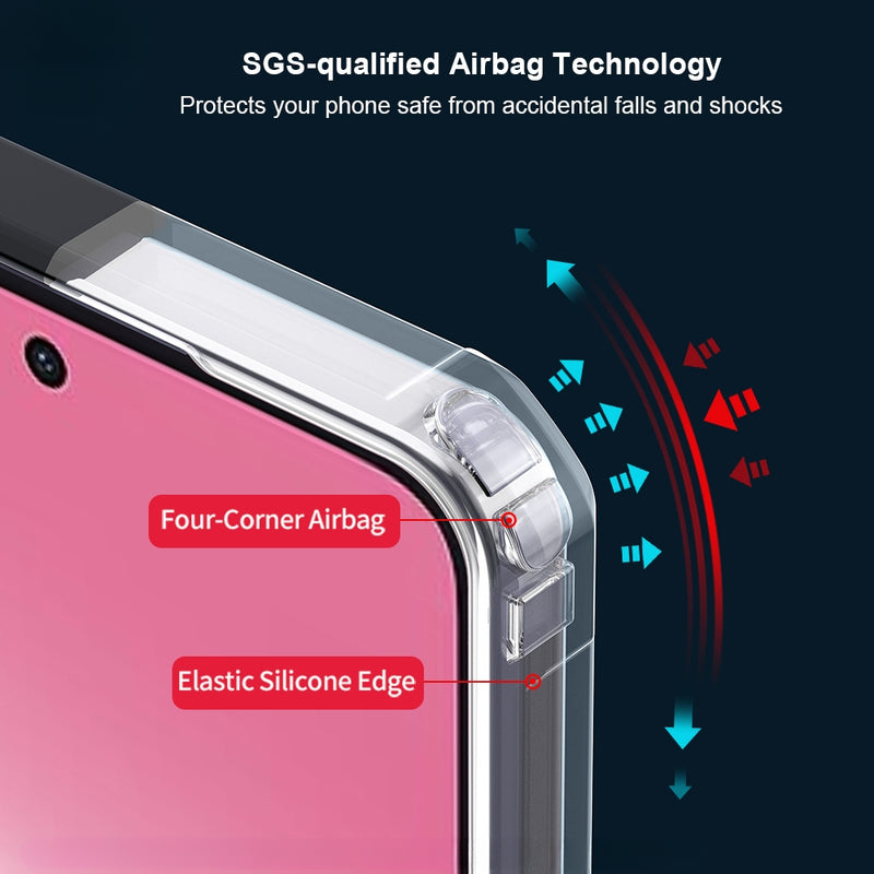 Load image into Gallery viewer, OPPO A5 Pro 4G/5G - Silicone Material Airbag Shockproof Protective Case - Polar Tech Australia