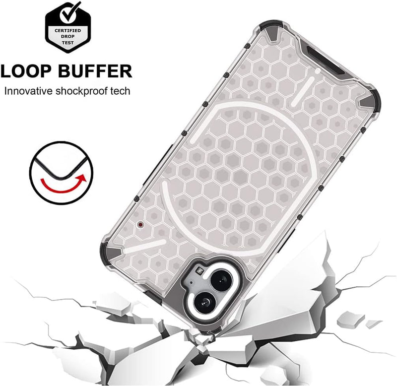 Cargue la imagen en el visor de la galería, Nothing Phone (1) - Shockproof Advanced Air Cushion Drop Protection Honeycomb Shape Case - Polar Tech Australia