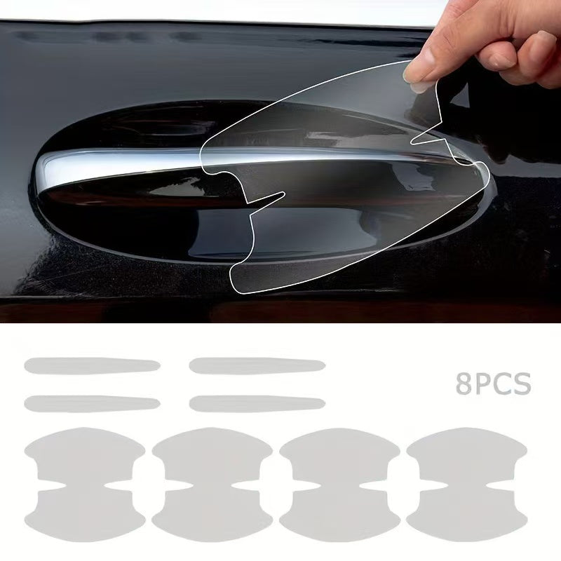 Cargue la imagen en el visor de la galería, Universal TPU Transparent Door Handle Protective Film – Scratch-Resistant & Self-Adhesive (8 Pcs) - i-Station Mobile Phone & Electronic Device Repair and Accessories