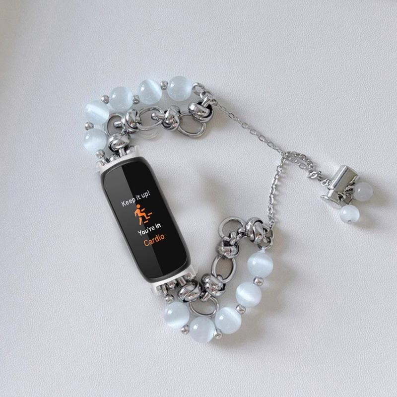 Load image into Gallery viewer, Fitbit Inspire 1 / 2 / 3 - Stylish Beaded Bracelet Strap - Polar Tech Australia