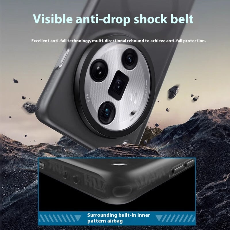 Chargez l'image dans la visionneuse de la galerie, OPPO Find X7/Ultra - Frosted Magnetic Minimalist Full Coverage Shockproof Case - Polar Tech Australia