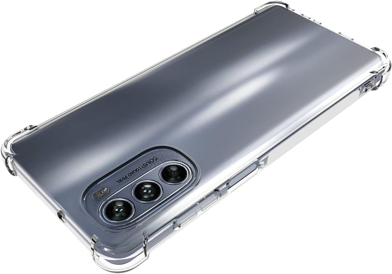 Cargue la imagen en el visor de la galería, Motorola Moto G62 5G - AirPillow Cushion Transparent Soft Clear TPU Four Corners Protective Case - Polar Tech Australia
