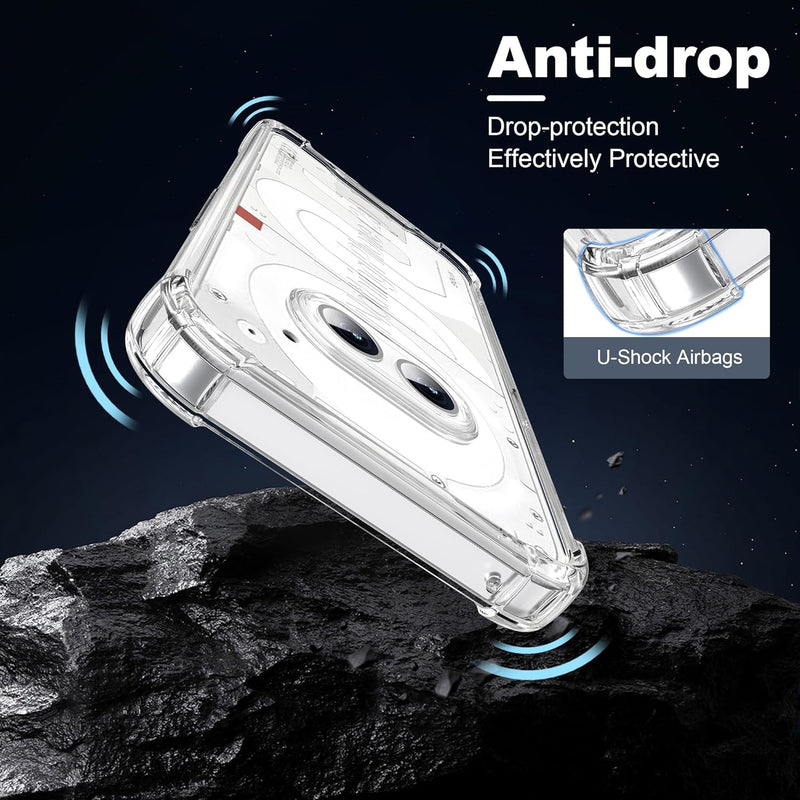Cargue la imagen en el visor de la galería, Nothing Phone 2a Plus - AirPillow Cushion Transparent Soft Clear TPU Four Corners Protective Case - Polar Tech Australia