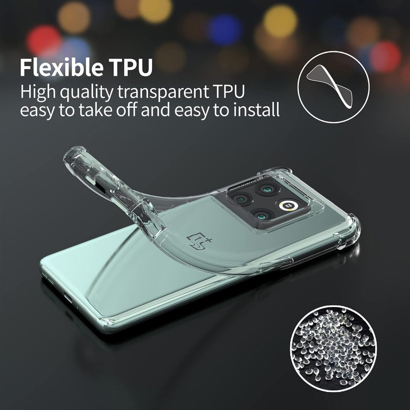 Chargez l'image dans la visionneuse de la galerie, OnePlus 1+10T - AirPillow Cushion Transparent Soft Clear TPU Four Corners Protective Case - Polar Tech Australia