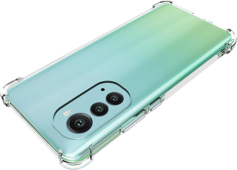 Chargez l'image dans la visionneuse de la galerie, Motorola Moto Edge 2022 - AirPillow Cushion Transparent Soft Clear TPU Four Corners Protective Case - Polar Tech Australia