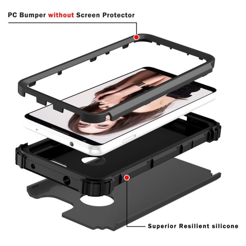 Cargue la imagen en el visor de la galería, Google Pixel 3 XL - Silicone Hybrid PC Shockproof Phone Case - Polar Tech Australia