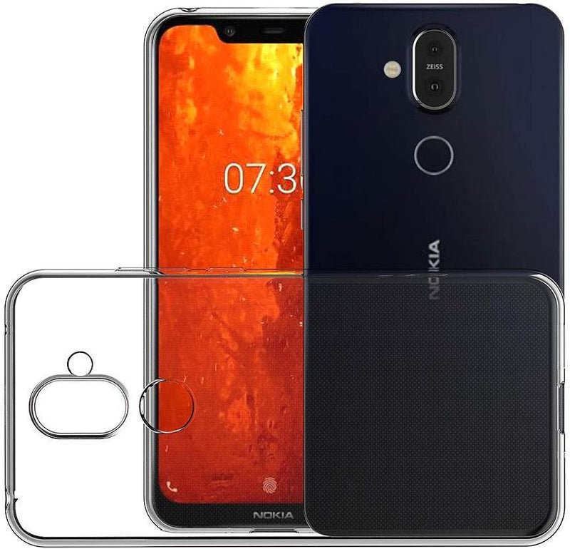 Chargez l'image dans la visionneuse de la galerie, Nokia 8.1 - AirPillow Cushion Transparent Soft Clear TPU Four Corners Protective Case - Polar Tech Australia