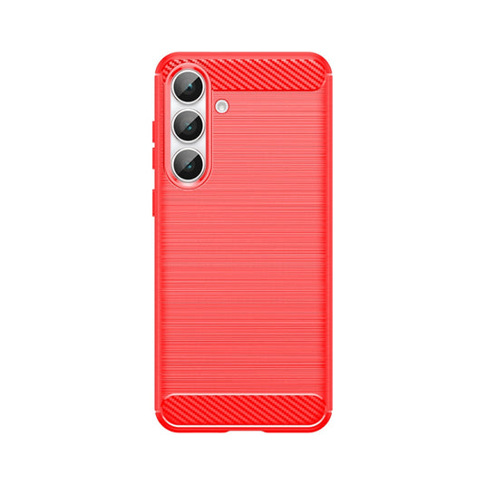 Samsung Galaxy S25 FE (SM-S731) - Carbon Fiber Brushed Texture TPU Phone Case - Polar Tech Australia