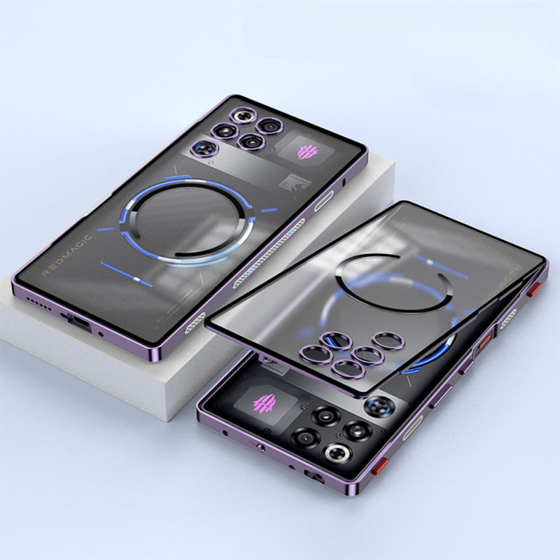 Cargue la imagen en el visor de la galería, ZTE nubia RedMagic 11 Pro / 11 Pro Plus - Single sided Snap Buckle Metal Frame Frosted MagSafe Phone Case - Polar Tech Australia