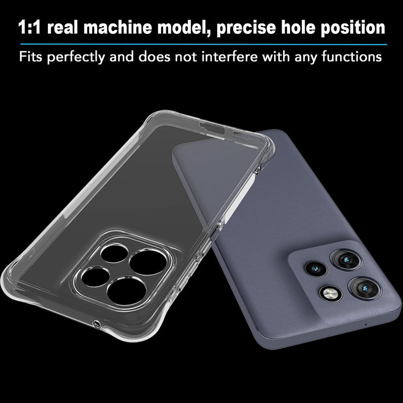 Cargue la imagen en el visor de la galería, Motorola Moto Edge 50 Neo/S50/ThinkPhone 25 - AirPillow Cushion Transparent Soft Clear TPU Four Corners Protective Case - Polar Tech Australia