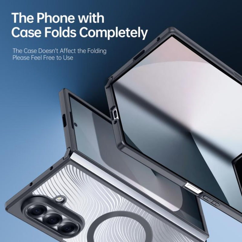 Chargez l'image dans la visionneuse de la galerie, Samsung Galaxy Z Fold7 5G - DUX DUCIS Aimo Mag Series TPU + PC MagSafe Frosted Feel Phone Case - Polar Tech Australia