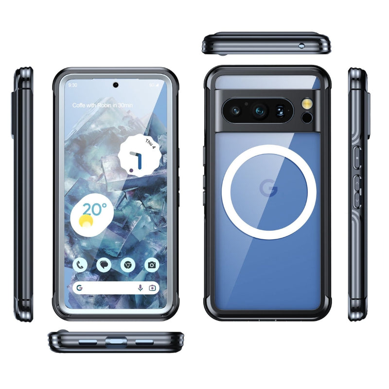 Cargue la imagen en el visor de la galería, Google Pixel 8 Pro - Tempered Glass MagSafe Phone Case - Polar Tech Australia