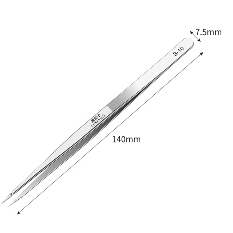 Chargez l'image dans la visionneuse de la galerie, High-Precision S-10 Straight Tip Tweezer - Polar Tech Australia