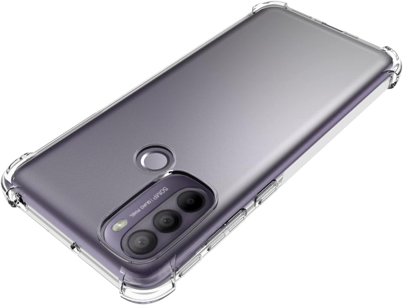 Cargue la imagen en el visor de la galería, Motorola Moto G31 - AirPillow Cushion Transparent Soft Clear TPU Four Corners Protective Case - Polar Tech Australia