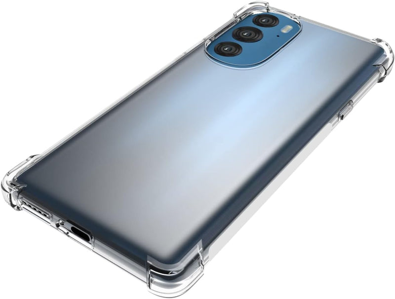 Cargue la imagen en el visor de la galería, Motorola Moto Edge 30 Pro - AirPillow Cushion Transparent Soft Clear TPU Four Corners Protective Case - Polar Tech Australia