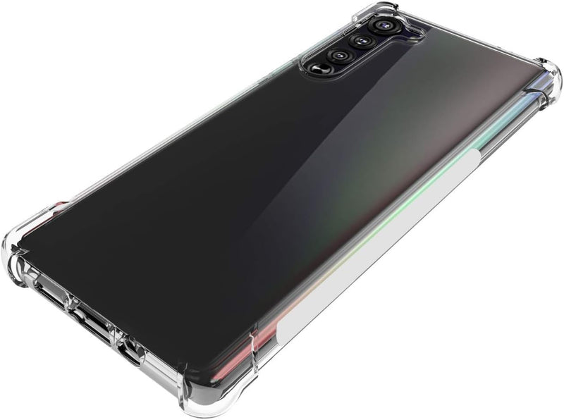 Chargez l'image dans la visionneuse de la galerie, Motorola Moto Edge - AirPillow Cushion Transparent Soft Clear TPU Four Corners Protective Case - Polar Tech Australia