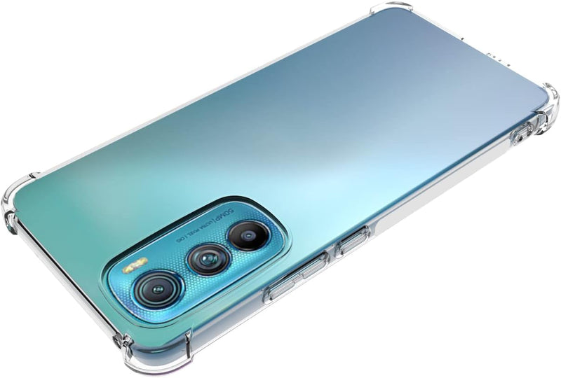 Load image into Gallery viewer, Motorola Moto Edge 30 - AirPillow Cushion Transparent Soft Clear TPU Four Corners Protective Case - Polar Tech Australia