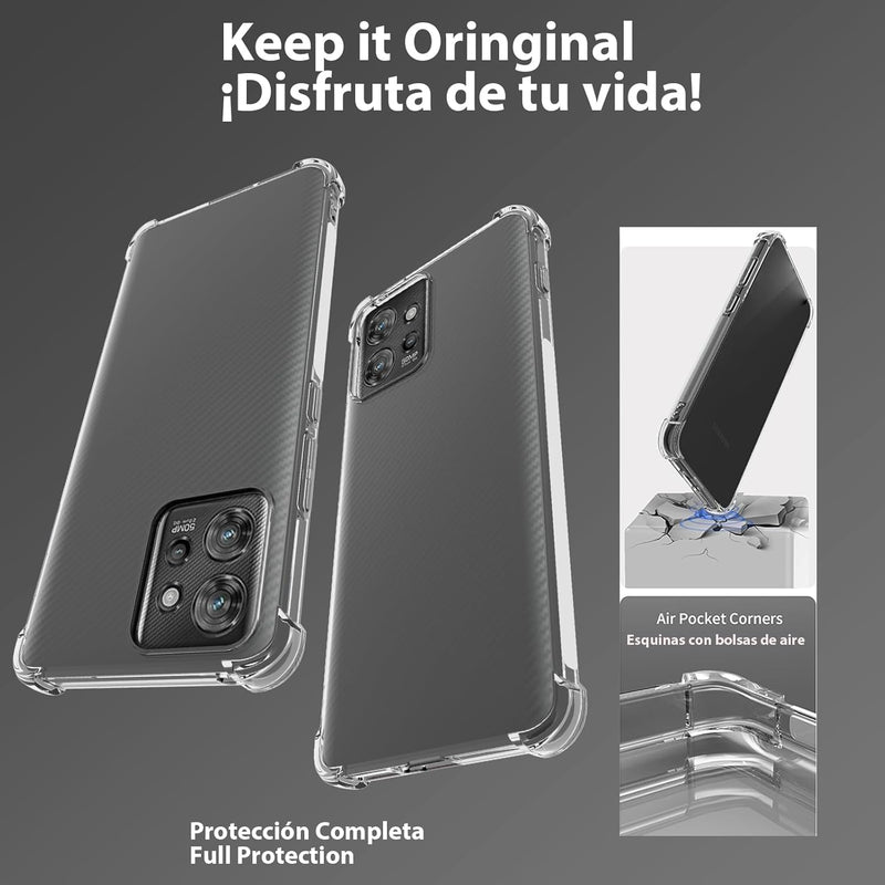 Cargue la imagen en el visor de la galería, Motorola Moto ThinkPhone - AirPillow Cushion Transparent Soft Clear TPU Four Corners Protective Case - Polar Tech Australia