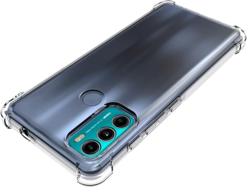 Chargez l'image dans la visionneuse de la galerie, Motorola Moto G60 - AirPillow Cushion Transparent Soft Clear TPU Four Corners Protective Case - Polar Tech Australia