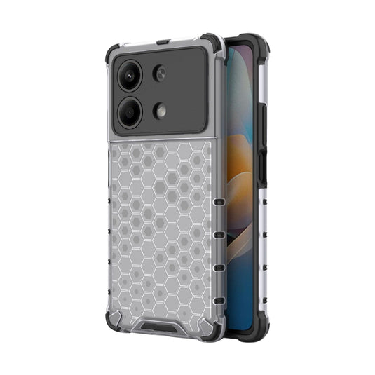 Xiaomi Redmi Note 13R Pro - Honeycomb Transparent Shockproof Protection Case - Polar Tech Australia