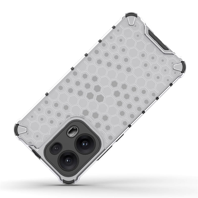 Cargue la imagen en el visor de la galería, OPPO Reno13 Pro 5G (CPH2697) - Honeycomb Transparent Shockproof Protection Case - Polar Tech Australia