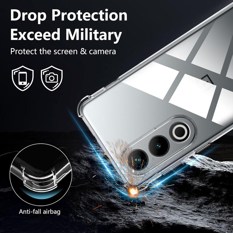 Cargue la imagen en el visor de la galería, OnePlus 1+CE 4 - AirPillow Cushion Transparent Soft Clear TPU Four Corners Protective Case - Polar Tech Australia
