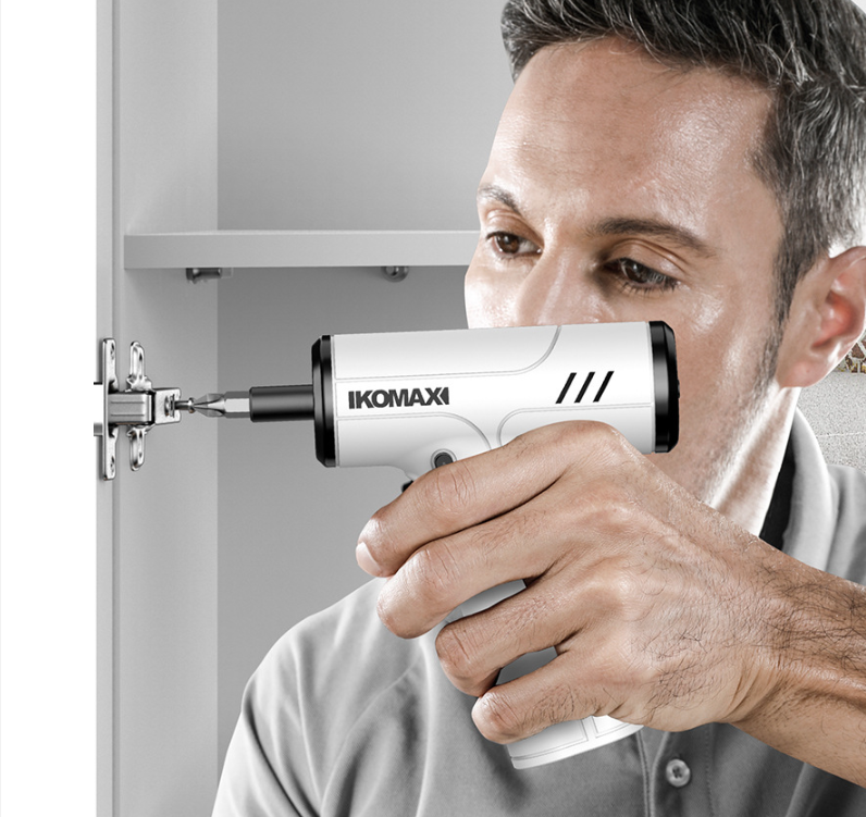 Cargue la imagen en el visor de la galería, Komax White Portable USB Rechargeable 4 Speed Cordless Electric Screwdriver with LED - Polar Tech Australia