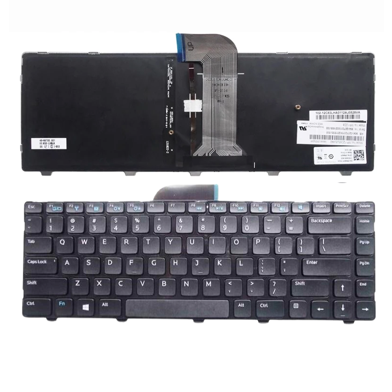 Cargue la imagen en el visor de la galería, DELL V3421 3421 2421 5421 5437 5435 M431R 15Z 5523 Series - Laptop Keyboard With Back Light US Layout - Polar Tech Australia