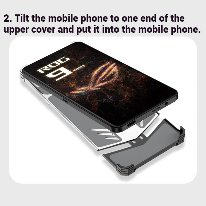 Cargue la imagen en el visor de la galería, Asus ROG Phone 8 / 8 Pro - 360 Degree Frameless Metal Heat Dissipation Snap-on Case - Polar Tech Australia