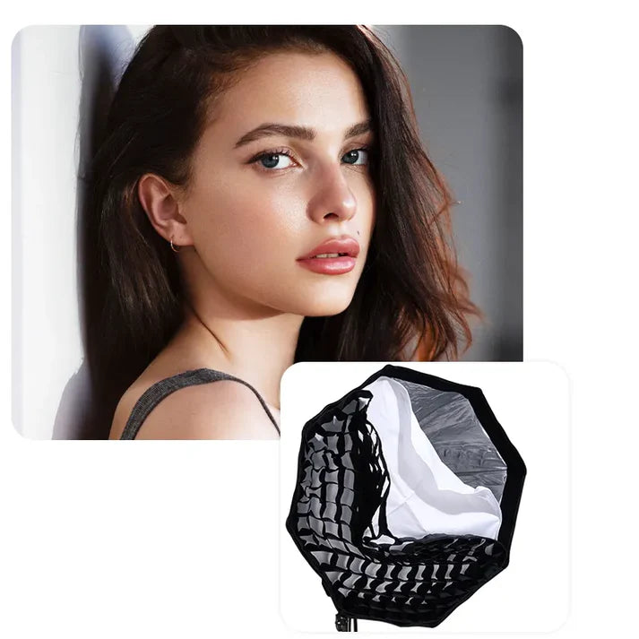 Load image into Gallery viewer, Ulanzi 40cm / 60cm Quick Release Octagonal Softbox with Mini Bowens Mount - Polar Tech Australia