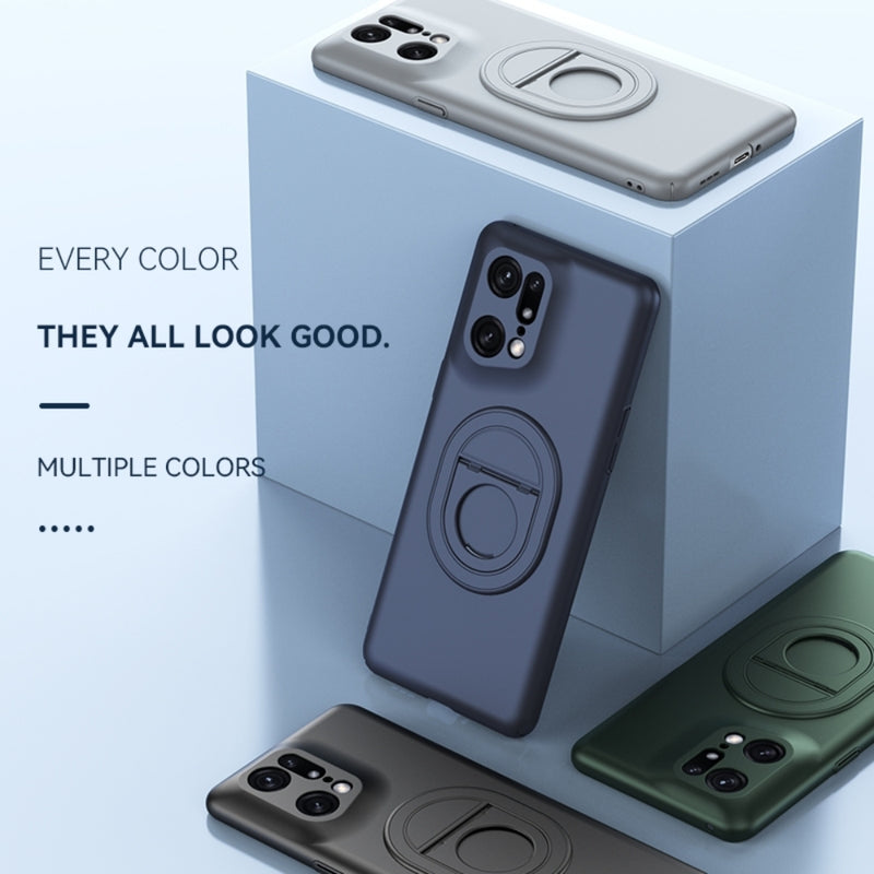 Cargue la imagen en el visor de la galería, OPPO Find X5/Pro - Magsafe Hidden Fold Holder Full Coverage Shockproof Phone Case - Polar Tech Australia