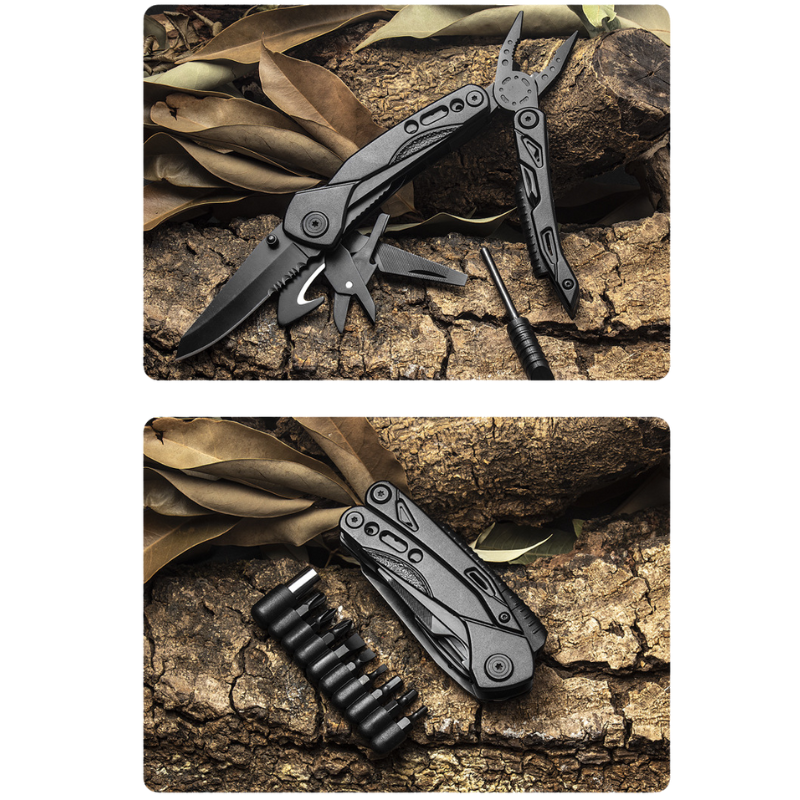 Cargue la imagen en el visor de la galería, Outdoor Multi-Function Camping Survival Gear Tool Knife Pliers - Polar Tech Australia