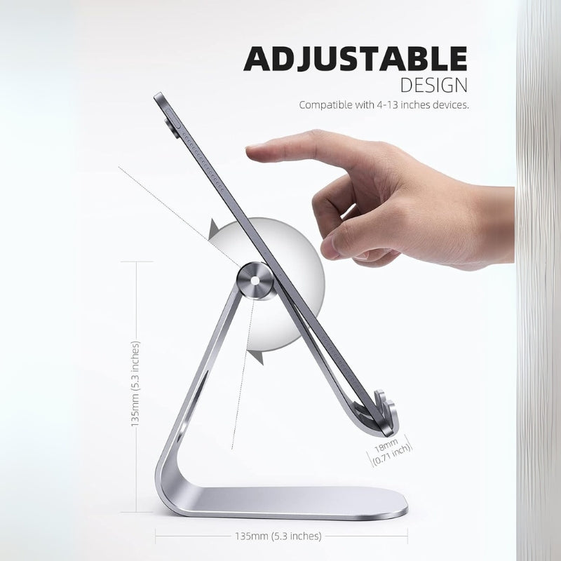 Cargue la imagen en el visor de la galería, Tablet Stand Adjustable, Lamicall Tablet Stand : Desktop Stand Holder Dock Compatible With APPLE iPad Samsung Galaxy Tab Microsoft Surface (4-13 inch)