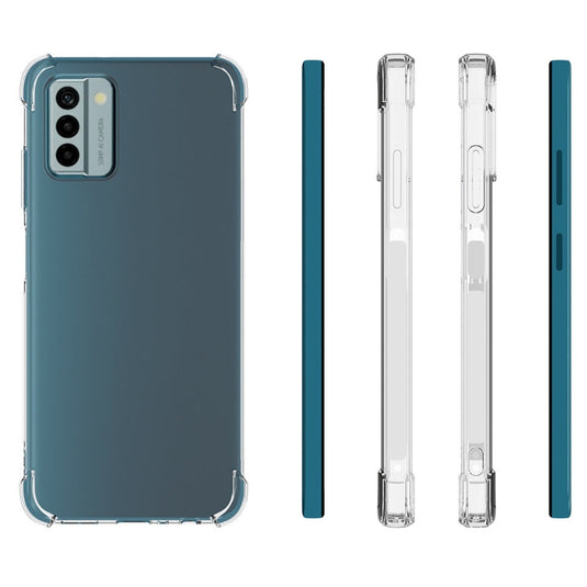 Nokia G22 - AirPillow Cushion Transparent Soft Clear TPU Four Corners Protective Case - Polar Tech Australia