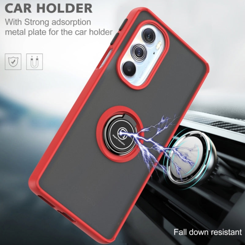 Cargue la imagen en el visor de la galería, Motorola Moto G35 - Armor Matte Magnetic Ring Stand Case - Polar Tech Australia