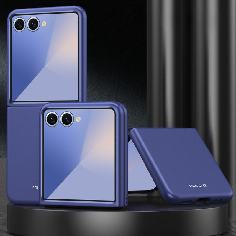 Cargue la imagen en el visor de la galería, Samsung Galaxy Z Flip7 5G - Skin Feel Electroplating PC Shockproof Phone Case - Polar Tech Australia