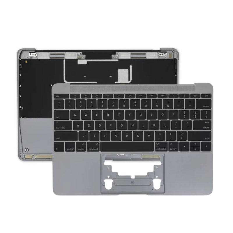 Cargue la imagen en el visor de la galería, MacBook 12" Retina A1534 (Year 2015 - 2017) - Keyboard With Back Light Frame Housing Palmrest US Layout Assembly - Polar Tech Australia